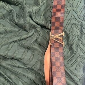Louis Vuitton Tan Leather Belt